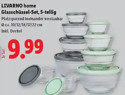Lidl LIVARNO home Glasschüssel-Set Angebot