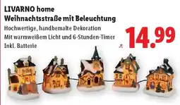 Lidl LIVARNO home Weihnachtsstraße mit Beleuchtung Angebot