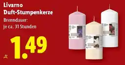 Lidl Livarno Duft-Stumpenkerze Angebot