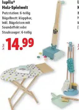 Lidl Holz-Spielwelt Putzstation Angebot