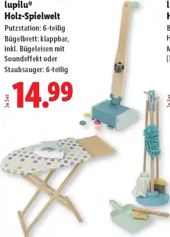 Lidl Holz-Spielwelt Putzstation Angebot