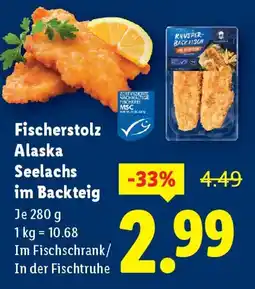 Lidl Fischerstolz Alaska Seelachs im Backteig Angebot