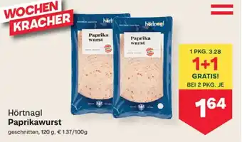 MPreis Paprika wurst Angebot