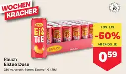 MPreis Rauch Eistee Dose Angebot