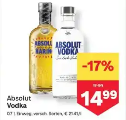 MPreis Absolut Vodka Angebot
