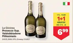 MPreis La Gioiosa Prosecco Sup. Valdobbiadene Millesimato Angebot