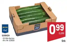 Metro Gurken Angebot