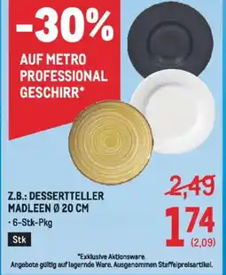 Metro Zb dessertteller madleen Angebot