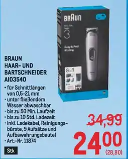 Metro Braun haar- und bartschneider Angebot