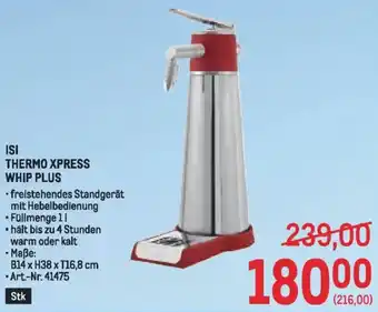 Isi thermo xpress whip plus