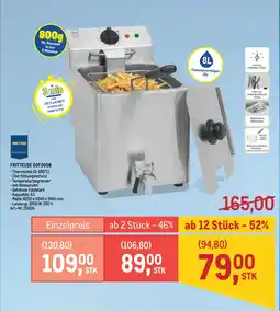 Metro Fritteuse gdf3008 Angebot