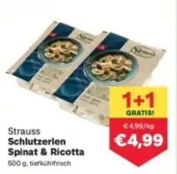 MPreis Strauss Schlutzerlen Spinat & Ricotta Angebot