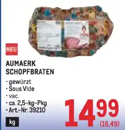 Metro Aumaerk schopfbraten Angebot