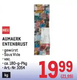 Metro Aumaerk entenbrust Angebot