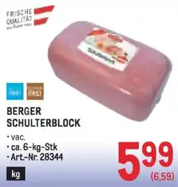 Metro Berger schulterblock Angebot