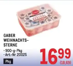 Metro Gaber weihnachts- sterne Angebot