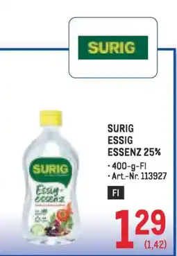 Metro Surig essig essenz Angebot