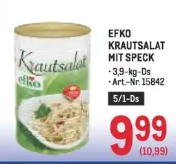 Metro Efko krautsalat mit speck Angebot