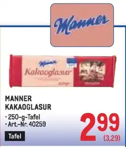 Metro Manner kakaoglasur Angebot
