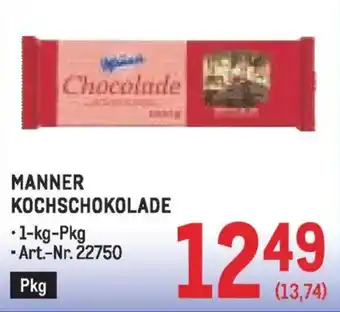Metro Manner kochschokolade Angebot