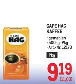 Metro Cafe hag kaffee Angebot