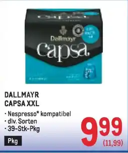 Metro Dallmayr capsa xxl Angebot