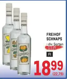 Metro Freihof schnaps Angebot