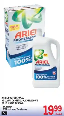 Metro Ariel professional vollwaschmittel pulver Angebot