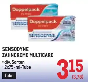 Metro Sensodyne zahncreme multicare Angebot
