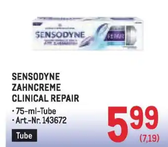 Metro Sensodyne zahncreme clinical repair Angebot