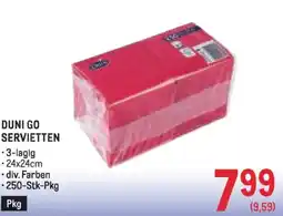 Metro Duni go servietten Angebot