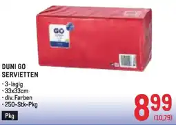 Metro Duni go servietten Angebot