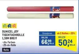 Metro Dunicel joy tischtuchrolle Angebot
