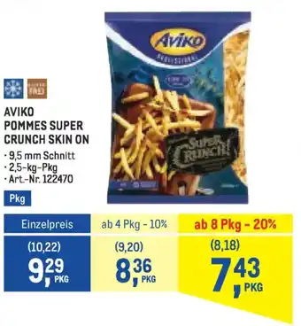 Aviko pommes super crunch skin on