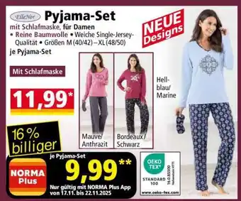 Norma Pyjama-Set Angebot