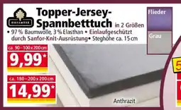 Norma Topper-Jersey-Spannbetttuch Angebot