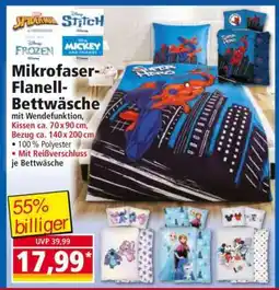 Norma Mikrofaser-Flanell-Bettwäsche Angebot
