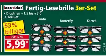 Norma Fertig-Lesebrille 3er-Set Angebot