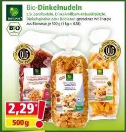 Norma Bio-Dinkelnudeln Angebot