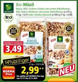 Norma Bio-Müsli Angebot
