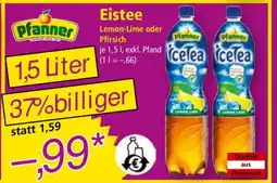 Norma Eistee Lemon-Lime oder Pfirsich Angebot
