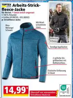 Norma Arbeits-Strickfleece Jacke Angebot