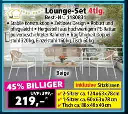 Norma Lounge-Set 4tlg Angebot