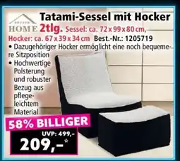 Norma Tatami-Sessel mit Hocker Angebot