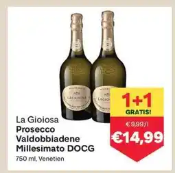 MPreis La Gioiosa Prosecco Valdobbiadene Millesimato DOCG Angebot