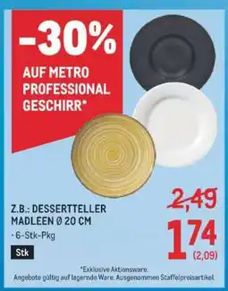Metro METRO PROFESSIONAL GESCHIRR Angebot