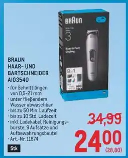 Metro BRAUN HAAR- UND BARTSCHNEIDER AI03540 Angebot