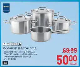 Metro KOCHTOPFSET EDELSTAHL 7-TLG Angebot