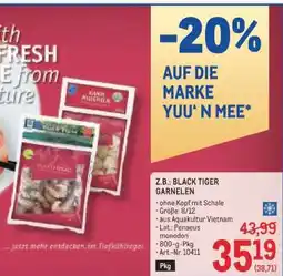 Metro BLACK TIGER GARNELEN Angebot