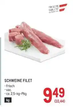 Metro Schweine Filet Angebot